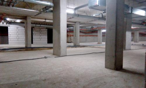 montaż oświetlenia w garażu Srebrzyńska Park Łódź