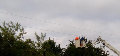 naprawa zerwanej linii Sn 15kV Olkuska Łódź