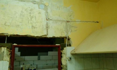 wymiana instalacji w stołówce szkoły nr.109 w Łodzi